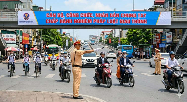 TĂNG CƯỜNG ĐẢM BẢO TRẬT TỰ, AN TOÀN GIAO THÔNG DỊP LỄ 30/4 - 01/5 VÀ CAO ĐIỂM HÈ 2026- Ảnh 1.