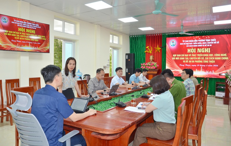 Tùng Thiện thúc đẩy chuyển đổi số, đổi mới sáng tạo, nâng cao chất lượng cải cách hành chính- Ảnh 1.
