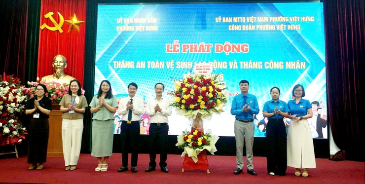 Phường Việt Hưng phát động Tháng hành động về An toàn vệ sinh lao động và Tháng Công nhân năm 2026- Ảnh 5.
