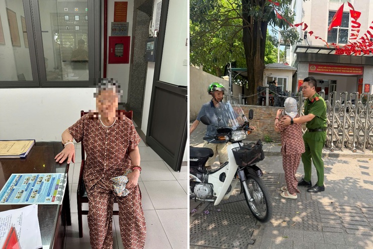 Công an phường Ngọc Hà nhanh chóng xác minh, hỗ trợ người dân đi lạc trong thời gian nghỉ Lễ- Ảnh 1.