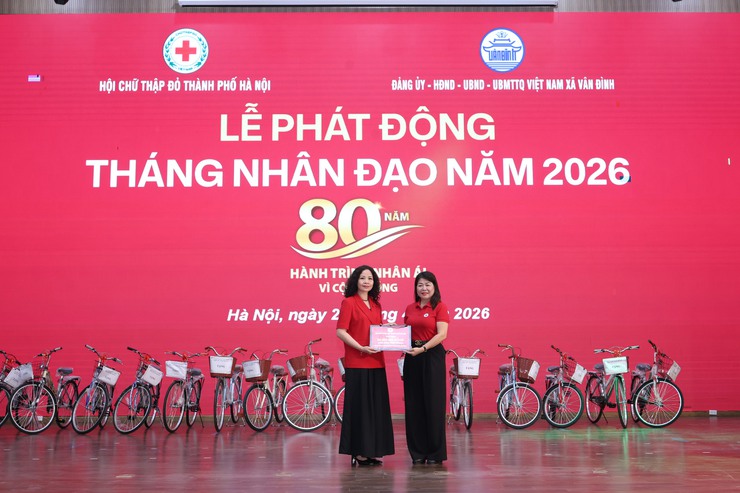 Lễ phát động “Tháng Nhân đạo” năm 2026 với chủ đề “80 năm – Hành trình nhân ái vì cộng đồng”- Ảnh 10.