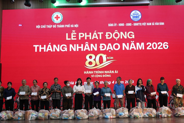 Lễ phát động “Tháng Nhân đạo” năm 2026 với chủ đề “80 năm – Hành trình nhân ái vì cộng đồng”- Ảnh 11.