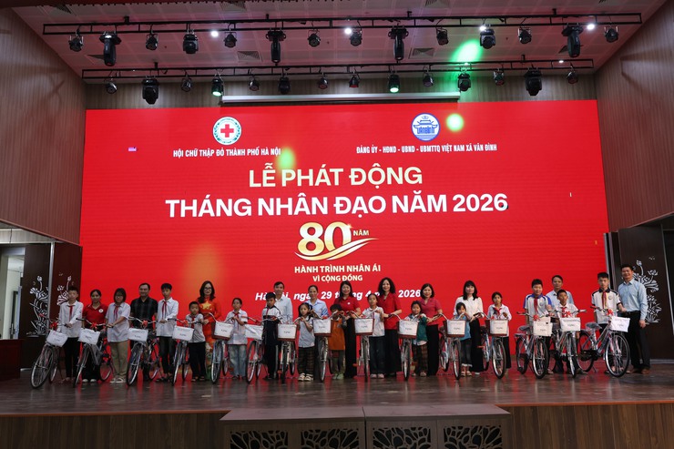 Lễ phát động “Tháng Nhân đạo” năm 2026 với chủ đề “80 năm – Hành trình nhân ái vì cộng đồng”- Ảnh 12.