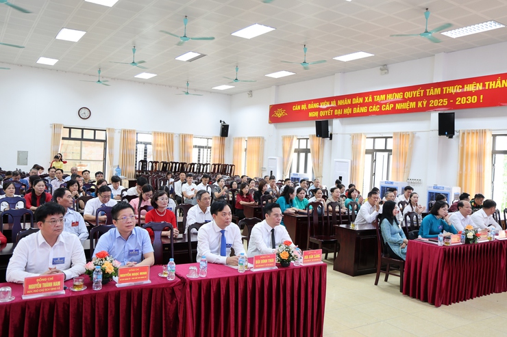 Xã Tam Hưng tổ chức Đại hội đại biểu Hội Chữ thập đỏ lần thứ I, nhiệm kỳ 2026–2031- Ảnh 3.