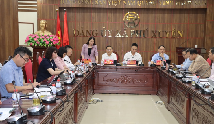 Đảng ủy – HĐND – UBND – Ủy ban MTTQ Việt Nam xã Phú Xuyên giao ban trực tuyến tháng 4 năm 2026- Ảnh 8.