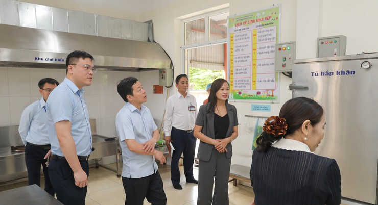 Đại Xuyên siết chặt công tác vệ sinh an toàn thực phẩm trong trường học- Ảnh 2.