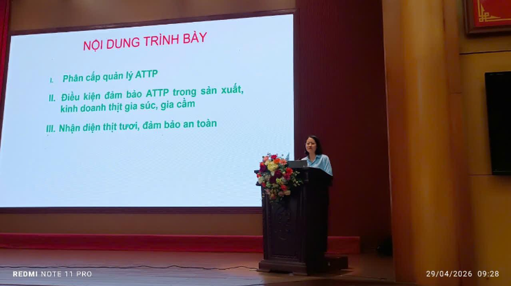 Phường Tây Hồ: Tập huấn kiến thức an toàn thực phẩm lĩnh vực nông nghiệp năm 2026- Ảnh 2.