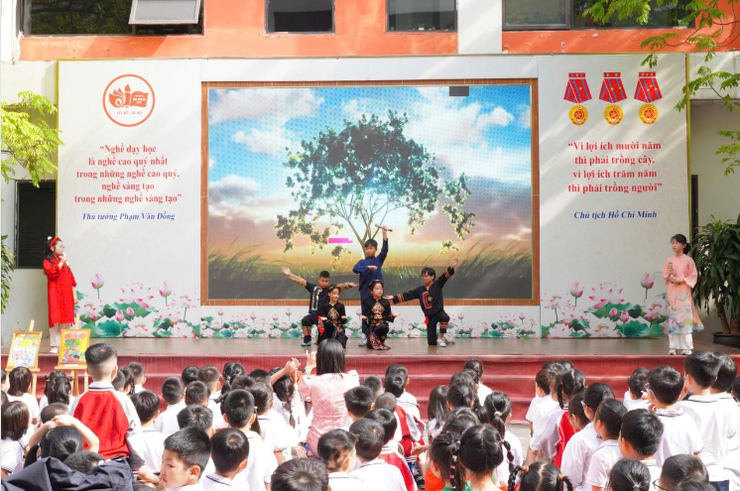 Ngày hội Sách và Văn hoá đọc năm 2026 trường Tiểu học Chu Văn An: Khơi nguồn năng lượng tri thức cho kỷ nguyên mới- Ảnh 4.