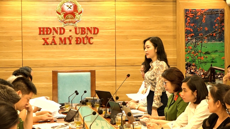 Đoàn kiểm tra công tác ATTP số 03 Thành phố Hà Nội làm việc với Ban chỉ đạo ATTP các xã Mỹ Đức, Phúc Sơn, Hồng Sơn, Hương Sơn- Ảnh 6.