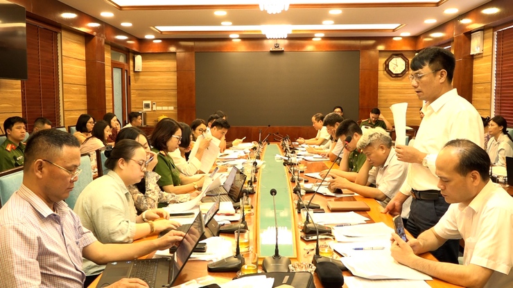 Đoàn kiểm tra công tác ATTP số 03 Thành phố Hà Nội làm việc với Ban chỉ đạo ATTP các xã Mỹ Đức, Phúc Sơn, Hồng Sơn, Hương Sơn- Ảnh 4.