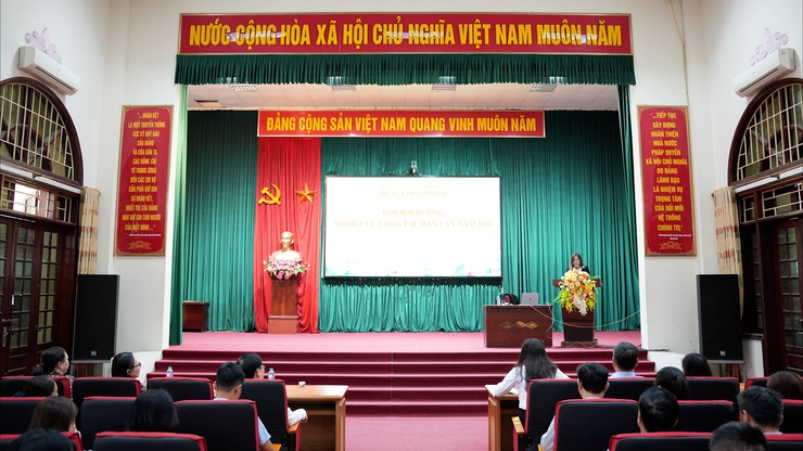 Đảng uỷ xã Hoài Đức phối hợp với Đảng uỷ xã Dương Hoà tổ chức khai mạc lớp Bồi dưỡng nghiệp vụ công tác Dân vận năm 2026- Ảnh 1.