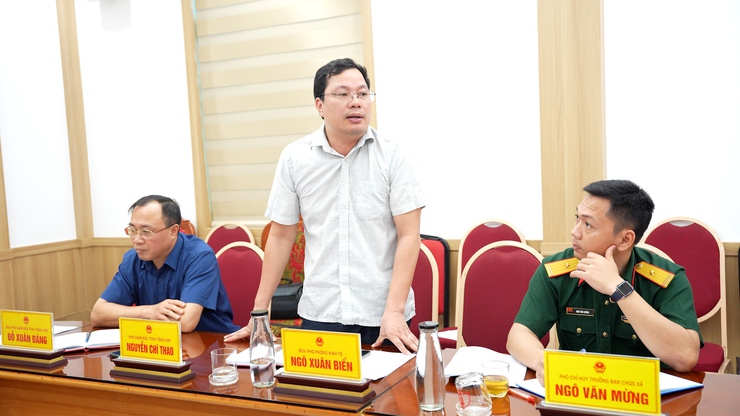 UBND xã tổ chức Hội nghị đánh giá kết quả thực hiện nhiệm vụ, công tác tháng 4 triển khai nhiệm vụ trọng tâm tháng 5- Ảnh 10.