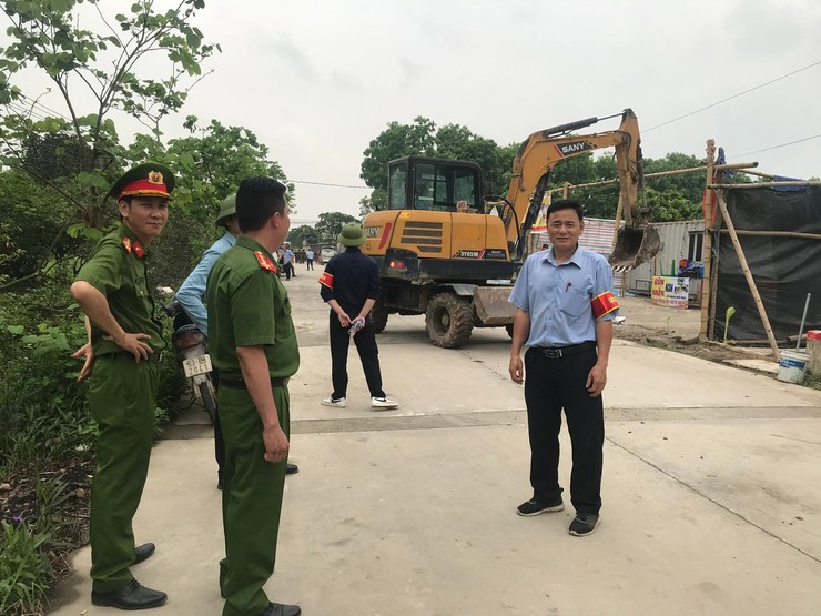 Hội Cựu chiến binh xã phối hợp triển khai bảo đảm tiến độ các dự án trọng điểm trên địa bàn xã- Ảnh 2.
