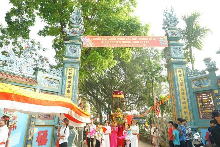 Lễ hội truyền thống làng Võ Lao Xuân Bính Ngọ năm 2026 diễn ra thành công tốt đẹp, để lại nhiều ấn tượng sâu sắc.- Ảnh 6.