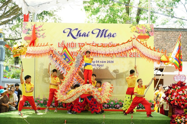 Lễ hội truyền thống làng Võ Lao Xuân Bính Ngọ năm 2026 diễn ra thành công tốt đẹp, để lại nhiều ấn tượng sâu sắc.- Ảnh 12.