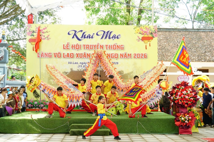 Lễ hội truyền thống làng Võ Lao Xuân Bính Ngọ năm 2026 diễn ra thành công tốt đẹp, để lại nhiều ấn tượng sâu sắc.- Ảnh 13.