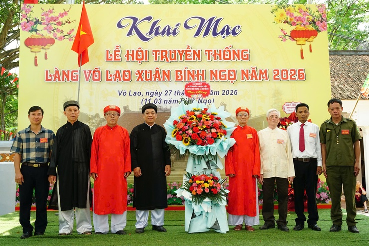 Lễ hội truyền thống làng Võ Lao Xuân Bính Ngọ năm 2026 diễn ra thành công tốt đẹp, để lại nhiều ấn tượng sâu sắc.- Ảnh 4.