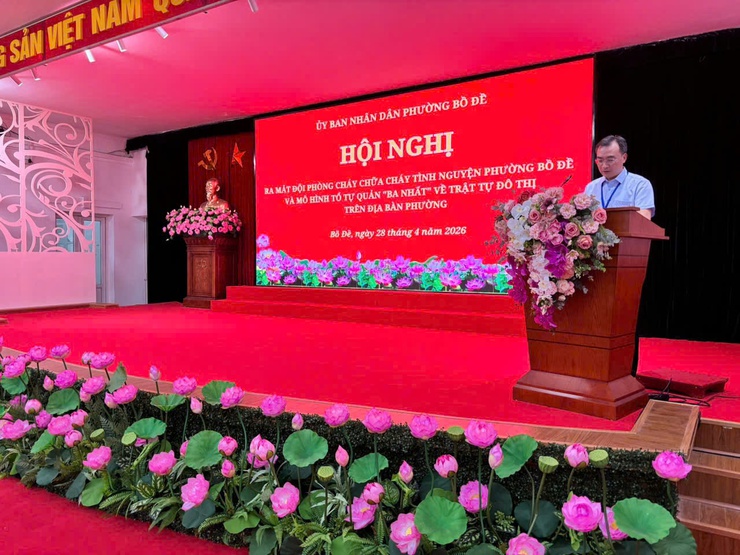 PHƯỜNG BỒ ĐỀ QUYẾT TÂM ĐẢM BẢO AN TOÀN PHÒNG CHÁY, CHỮA CHÁY VÀ TRẬT TỰ ĐÔ THỊ VỚI MÔ HÌNH TỰ QUẢN- Ảnh 2.