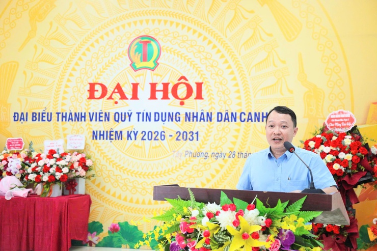 

ĐẠI HỘI THÀNH VIÊN QUỸ TÍN DỤNG NHÂN DÂN CANH NẬU, XÃ TÂY PHƯƠNG NHIỆM KỲ 2026 - 2031- Ảnh 11.