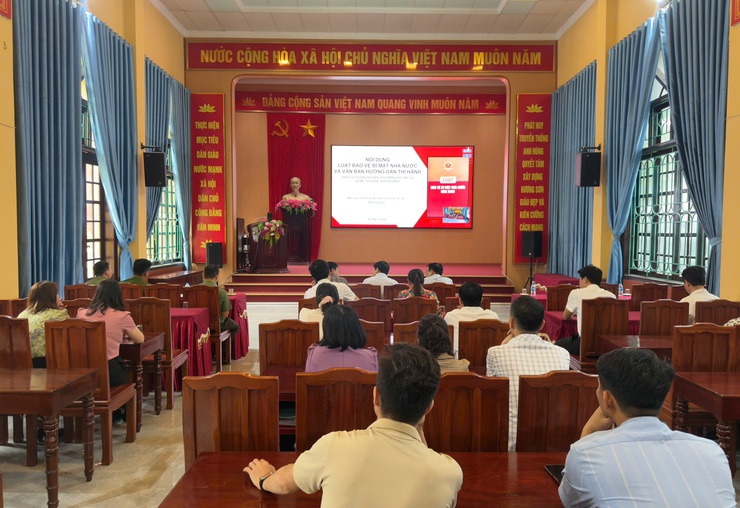 Hội nghị tập huấn các quy định của pháp luật vê bảo vệ bí mật nhà nước, đảm bảo an ninh mạng- Ảnh 2.