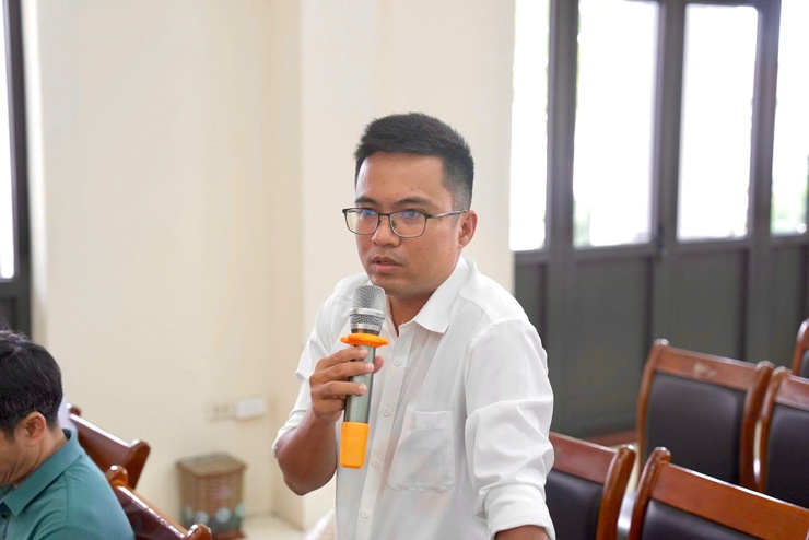 UBND xã Thiên Lộc tổ chức Hội nghị họp tổ triển khai chính sách bảo hiểm xã hội, bảo hiểm y tế xã Thiên Lộc và triển khai một số nội dung nhiệm vụ có liên quan.- Ảnh 10.