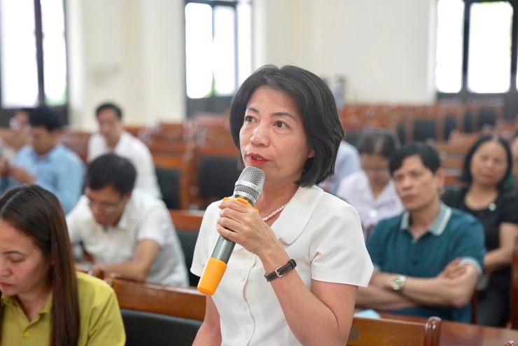 UBND xã Thiên Lộc tổ chức Hội nghị họp tổ triển khai chính sách bảo hiểm xã hội, bảo hiểm y tế xã Thiên Lộc và triển khai một số nội dung nhiệm vụ có liên quan.- Ảnh 7.