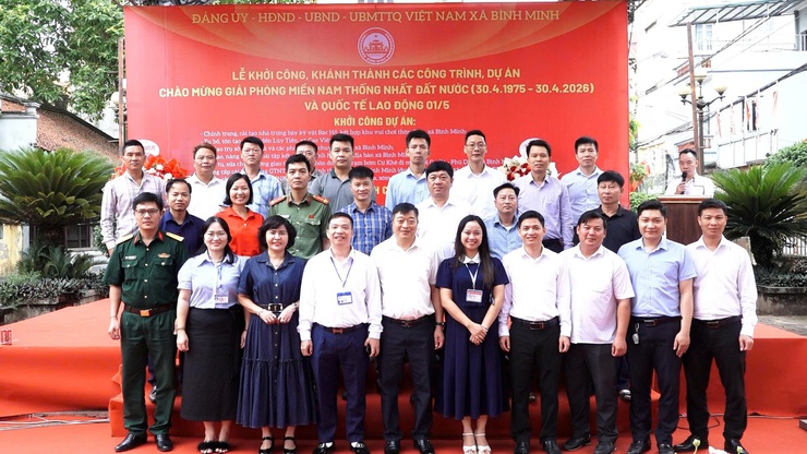 Xã Bình Minh khánh thành, khởi công nhiều công trình hạ tầng chào mừng ngày Giải phóng miền Nam thống nhất đất nước (30/4/1975-30/4/2026) và ngày Quốc tế lao động 01/5- Ảnh 9.