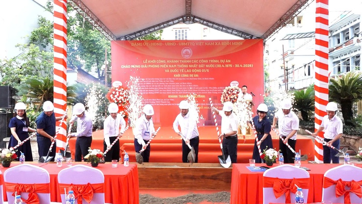 Xã Bình Minh khánh thành, khởi công nhiều công trình hạ tầng chào mừng ngày Giải phóng miền Nam thống nhất đất nước (30/4/1975-30/4/2026) và ngày Quốc tế lao động 01/5- Ảnh 5.