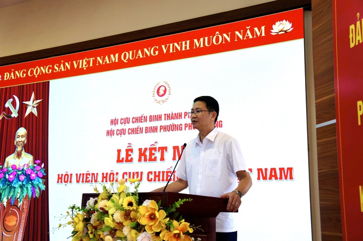 Dấu mốc ý nghĩa trong công tác xây dựng Hội – Trang trọng kết nạp hội viên Cựu chiến binh- Ảnh 4.