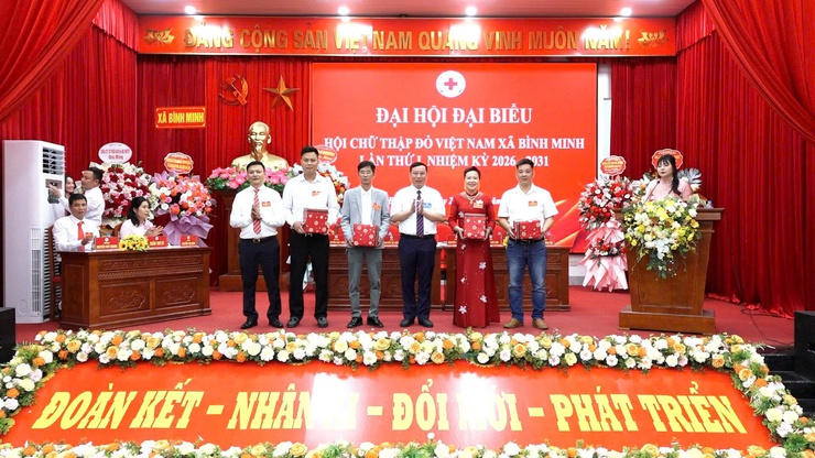 Đại hội đại biểu Hội Chữ thập đỏ xã Bình Minh lần thứ I, nhiệm kỳ 2026 - 2031- Ảnh 7.