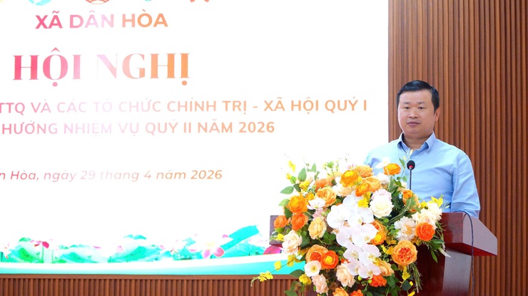 HỘI NGHỊ SƠ KẾT CÔNG TÁC MẶT TRẬN VÀ CÁC TỔ CHỨC CHÍNH TRỊ - XÃ HỘI QUÝ I/2026: NHIỀU KẾT QUẢ NỔI BẬT, TRIỂN KHAI NHIỆM VỤ TRỌNG TÂM- Ảnh 7.
