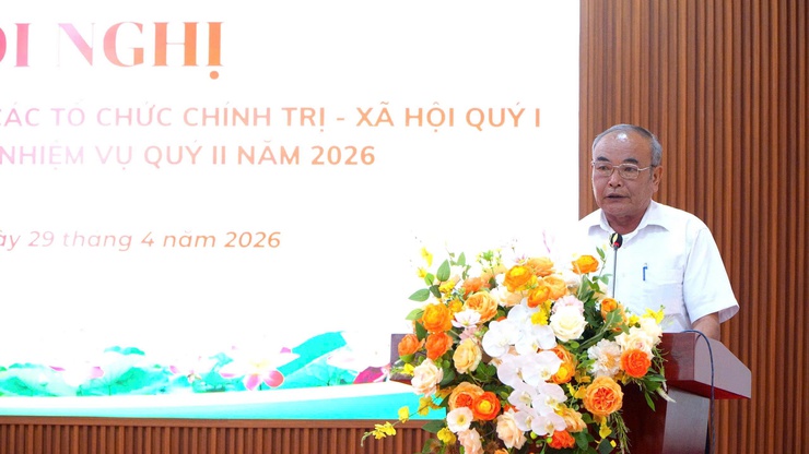 HỘI NGHỊ SƠ KẾT CÔNG TÁC MẶT TRẬN VÀ CÁC TỔ CHỨC CHÍNH TRỊ - XÃ HỘI QUÝ I/2026: NHIỀU KẾT QUẢ NỔI BẬT, TRIỂN KHAI NHIỆM VỤ TRỌNG TÂM- Ảnh 6.