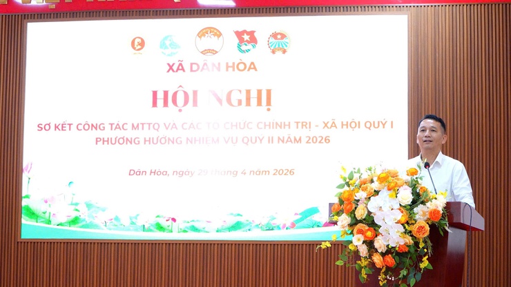 HỘI NGHỊ SƠ KẾT CÔNG TÁC MẶT TRẬN VÀ CÁC TỔ CHỨC CHÍNH TRỊ - XÃ HỘI QUÝ I/2026: NHIỀU KẾT QUẢ NỔI BẬT, TRIỂN KHAI NHIỆM VỤ TRỌNG TÂM- Ảnh 8.