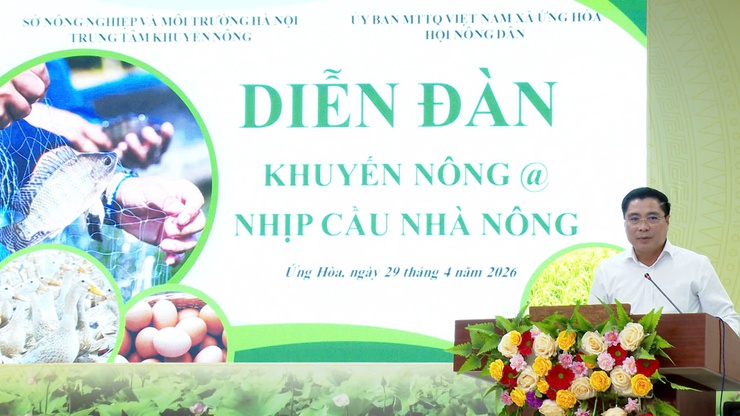 DIỄN ĐÀN KHUYẾN NÔNG “NHỊP CẦU NHÀ NÔNG” – KẾT NỐI TRI THỨC, ĐỒNG HÀNH CÙNG NÔNG DÂN PHÁT TRIỂN SẢN XUẤT.- Ảnh 2.