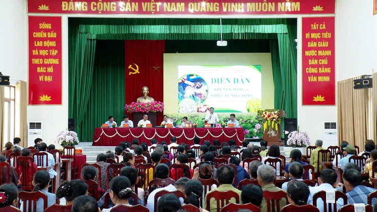 DIỄN ĐÀN KHUYẾN NÔNG “NHỊP CẦU NHÀ NÔNG” – KẾT NỐI TRI THỨC, ĐỒNG HÀNH CÙNG NÔNG DÂN PHÁT TRIỂN SẢN XUẤT.- Ảnh 5.