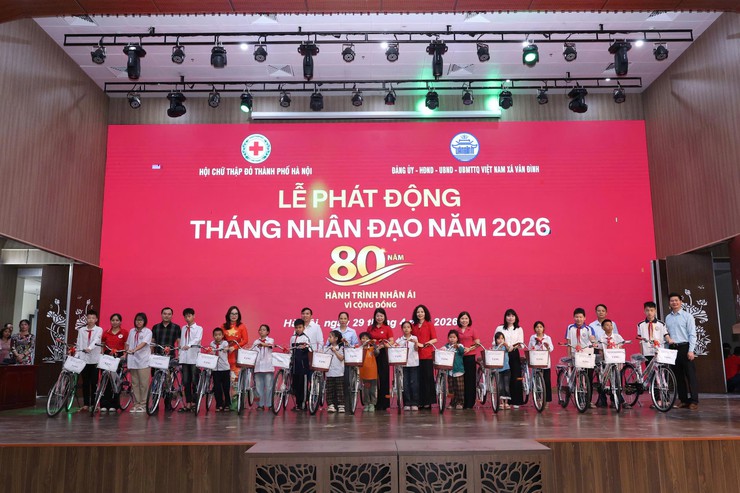 Lễ phát động “Tháng Nhân đạo” năm 2026 với chủ đề “80 năm – Hành trình nhân ái vì cộng đồng”- Ảnh 5.