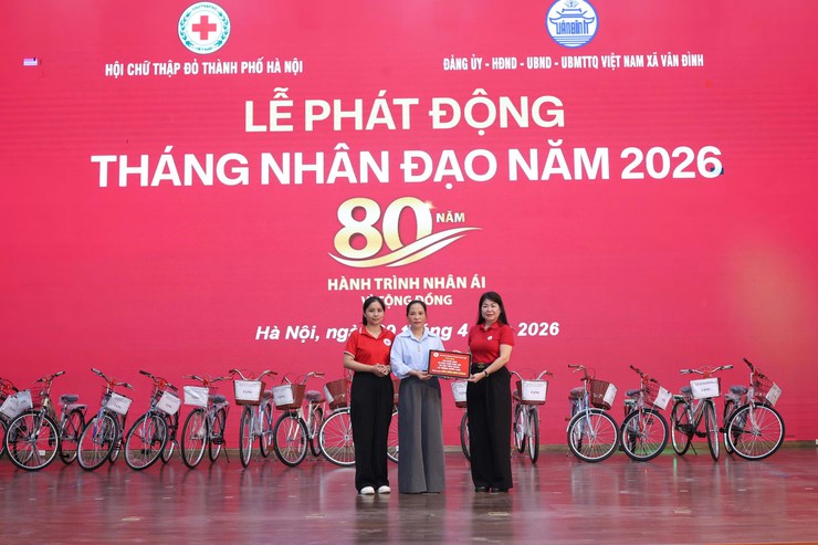 Lễ phát động “Tháng Nhân đạo” năm 2026 với chủ đề “80 năm – Hành trình nhân ái vì cộng đồng”- Ảnh 3.