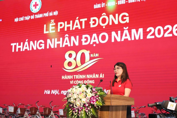 Lễ phát động “Tháng Nhân đạo” năm 2026 với chủ đề “80 năm – Hành trình nhân ái vì cộng đồng”- Ảnh 1.