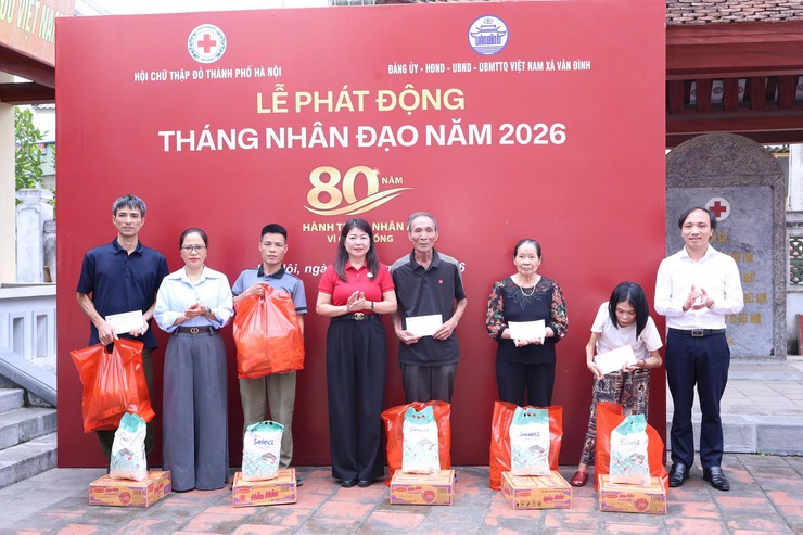 Lễ phát động “Tháng Nhân đạo” năm 2026 với chủ đề “80 năm – Hành trình nhân ái vì cộng đồng”- Ảnh 6.