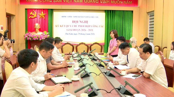 Hội đồng nhân dân, Ủy ban nhân dân - Ủy ban Mặt trận Tổ quốc Việt Nam xã Thư Lâm tổ chức Hội nghị ký kết Quy chế phối hợp công tác giai đoạn 2026 – 2031- Ảnh 8.