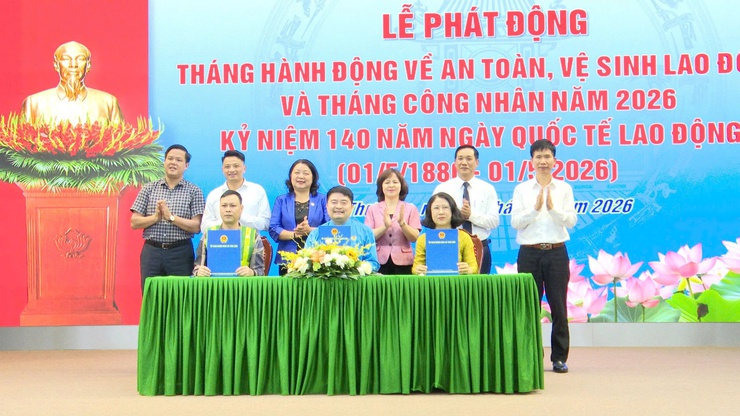 Thư Lâm phát động Tháng hành động về An toàn, vệ sinh lao động và Tháng Công nhân năm 2026- Ảnh 11.