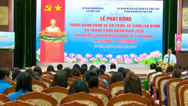 Thư Lâm phát động Tháng hành động về An toàn, vệ sinh lao động và Tháng Công nhân năm 2026- Ảnh 5.