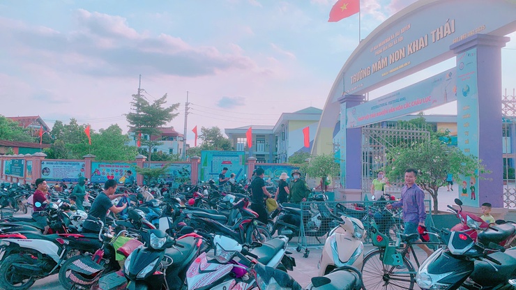 Đại Xuyên duy trì hiệu quả mô hình “Cổng trường an toàn giao thông”- Ảnh 1.