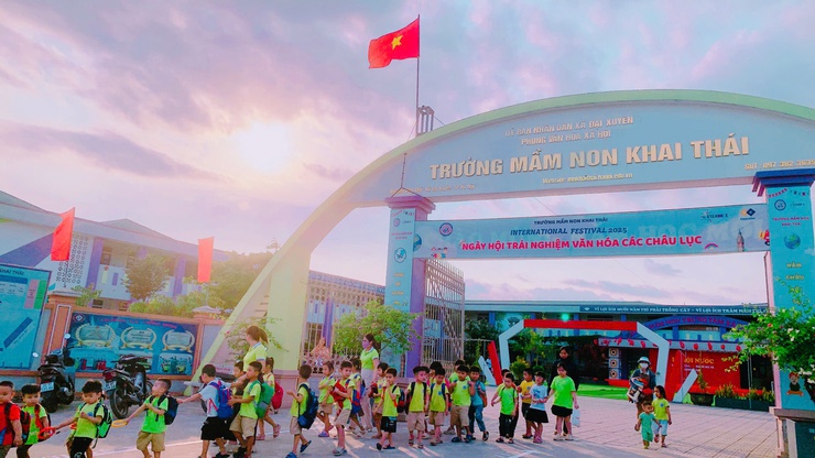 Đại Xuyên duy trì hiệu quả mô hình “Cổng trường an toàn giao thông”- Ảnh 2.