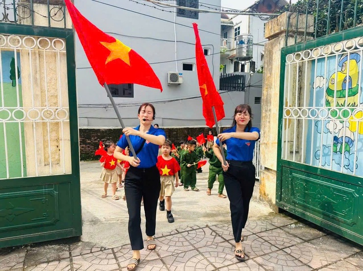 Trường Mầm non Tiên Phương tổ chức dâng hương và hoạt động trải nghiệm nhân dịp 30/4- Ảnh 6.