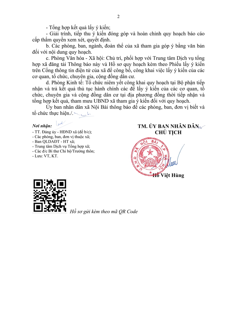 Thông báo về việc công khai lấy ý kiến cộng đồng dân cư đối với Đồ án Quy hoạch chi tiết tỷ lệ 1/500 Khu đô thị Bắc Hồng tại các xã Phúc Thịnh, Quang Minh và Nội Bài- Ảnh 2.