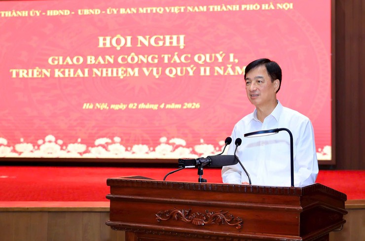 Xã Tây Phương tham dự Hội nghị trực tuyến giao ban giữa Thành ủy - HĐND - UBND - UBMTTQ Việt Nam Thành phố với cơ sở Quý I năm 2026- Ảnh 2.