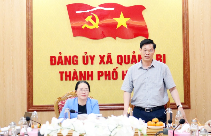 Chủ tịch Hội Nông dân thành phố Hà Nội Phạm Hải Hoa về làm việc tại xã Quảng Bị- Ảnh 7.