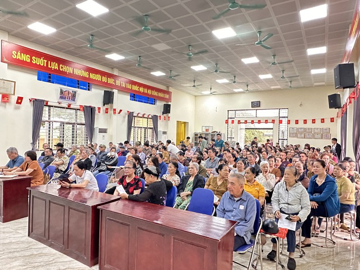 Xã Đại Thanh triển khai chủ trương thu hồi đất thực hiện dự án Khu đô thị thể thao Olympic tại thôn Tả Thanh Oai.- Ảnh 2.