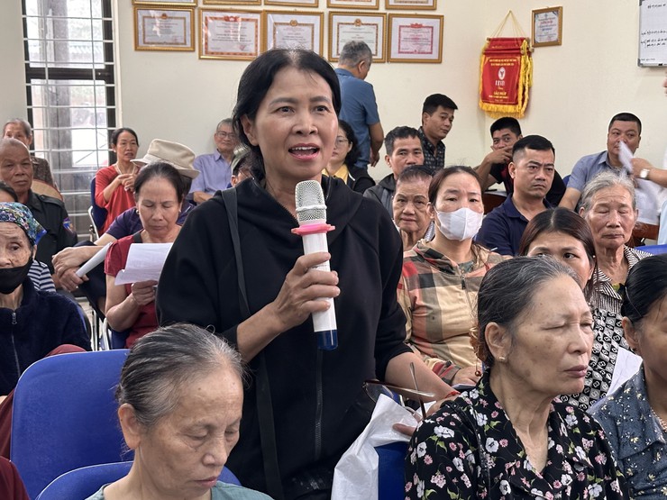 Xã Đại Thanh triển khai chủ trương thu hồi đất thực hiện dự án Khu đô thị thể thao Olympic tại thôn Tả Thanh Oai.- Ảnh 9.